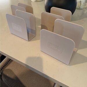 Caraway 4-piece Magnetic Pot Pan Rack Divider Organizer Storage Holder